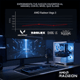 thumbnail image 4 of Computadora Escritorio Completa Xtreme PC Gaming AMD Radeon Vega 3 Athlon 3000G 16GB SSD 500GB Monitor 21.5 75Hz WIFI White juegos casuales, trabajo y estudio, 4 of 6