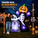 thumbnail image 2 of Inflable Halloween Calabaza Esqueleto 2.40m Fantasma Luz Led, 2 of 8