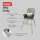 thumbnail image 2 of Silla Periquera Plegable Bebé Motek Emily 3 En 1 Portátil Gris, 2 of 5