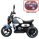 thumbnail image 3 of Moto Montable Eléctrica Retro Para Niños 3 Ruedas 6V Bluetooth Luces Música Desde 3 Años Hasta 25 Kg, 3 of 7