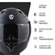 thumbnail image 5 of Casco para Motocicleta VENTO Exoskeleton NCT 180 L, 5 of 7