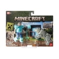 thumbnail image 4 of Figura de Acción Mattel Minecraft Steve y Lobo Pack de 2, 4 of 4