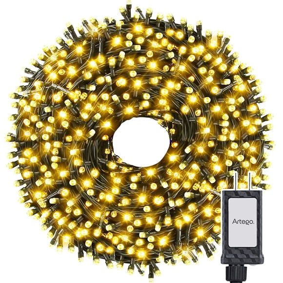 Luces serie 100 led interior exterior Decoración Navidad Artego eventos bodas LED christmas string lights con temporizador