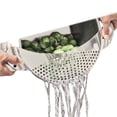 thumbnail image 3 of ELAYARD Pot Strainer De Acero Inoxidable Con Mango Doble Para Drenaje Y Fácil En Cocina, 3 of 8