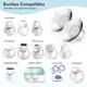 thumbnail image 3 of Inserto Extractor Leche Universal Compatible Lansinoh/Momcozy S9 Pro/S12 Pro/Medela/Willow/Elvie 19m, 3 of 5