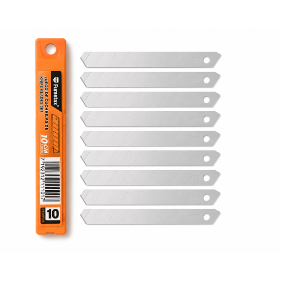 REPUESTO CUTTER CUCHILLAS 10CM  X 18 MM