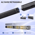 thumbnail image 4 of Barras De Sonido Bluetooth Home Theater Bocinas Para Tv 2.0 negro, 4 of 5