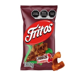 Botana Fritos sabor chorizo y chipotle 180 g