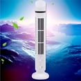 thumbnail image 3 of Ventilador de torre, ventilador sin aspas, acondicionador vertical: ventilador de torre LED blanco con luz, diseño de torre miniatura, 3 of 6