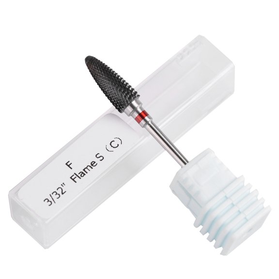 Suodoka Broca de Cerámica Negra para Torno de Uñas Manicura 21ST (25.4 cm / 10 inches)