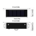 thumbnail image 3 of Luces solares para exteriores, lámpara de pared para el hogar, diseño de jardín, balcón, patio, decoración de pared, 3 of 7