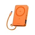 thumbnail image 1 of Power bank UGREEN MagFlow de 10000 mAh, 25 W, inalámbrica, naranja, 1 of 9