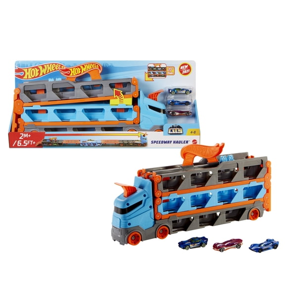 Conjunto de juego de vehículo Hot Wheels Complemento para Pistas City Remolque