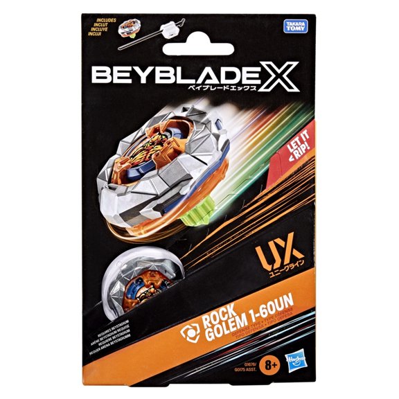 Set de Trompos Hasbro Beyblade X Kit Inicial Rock Golem 1 60UN UX