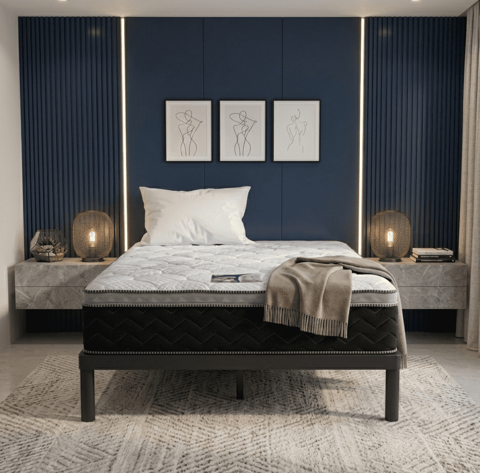 Colchón Queen Size Ortopédico Perfect Confort + Almohada Memory Foam | Serta