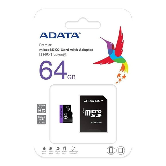 Memoria Micro SD Adata 64 GB Clase 10