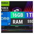 thumbnail image 5 of Laptop Gamer MSI Sword Intel Core i7 14th Gen 16GB RAM 1TB SSD Nvidia RTX4060, 5 of 5
