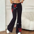 thumbnail image 1 of TaTaai Women's Loose Comfortable Flared Wide Leg Yoga Pants Fashion Casual Sports Fitness Trousers Soft Breathable All Match Daily Wear Gift, 1 of 7