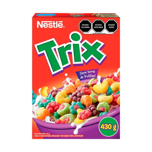 Cereal Integral de Maíz con Sabor a Frutas Trix Caja de 430 g