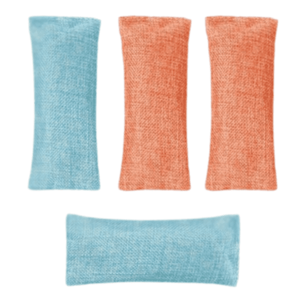 Set 4pz Bolsas de carbón activado purificadoras absorbe malos olores