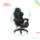 thumbnail image 2 of Silla Gamer Reclinable Ergonómica Con Descansa Pies, 2 of 6