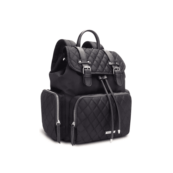 Pañalera Mochila Moderna Impermeable Bolsa Negro