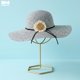 thumbnail image 2 of Sombrero de Playa de Ala Ancha para Mujer Margarita 42 cm azul Unitalla, 2 of 6