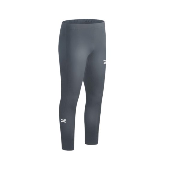 ZAPARI Licra Deportiva Larga Interior, Mallas Deportivas para Niños. Leggins de Compresión y Secado gris G