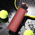 thumbnail image 4 of Agua Deportiva Impermeable Botella De Agua Con Mano Gym Fitness Yoga, Botella De Agua Deportiva Resistente, Estilo Portátil, Foldable, Metal, Para Ejercicio, Agua Deportiva Para Fitness,, 4 of 9
