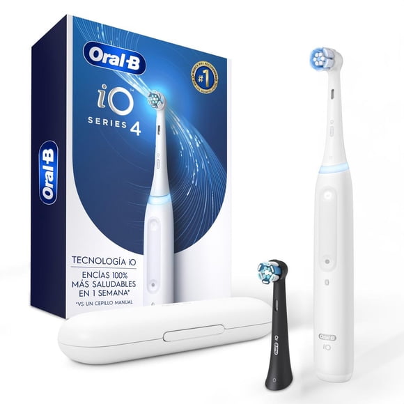 Cepillo de Dientes Eléctrico Oral B iO Series 4 Blanco, 1 pza