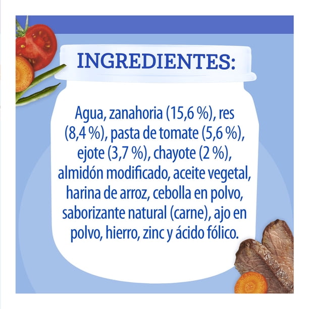 Imagen 3 de Alimento para lactantes Gerber sopa con res y verduras 113 g
