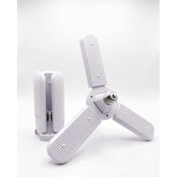 Foco Lámpara LED Plegable 3 Aspas Techo Socket E27 45W