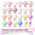 thumbnail image 3 of Kit de uñas Builder Gel JODSONE con luz UV, 21 colores y accesorios, 3 of 8