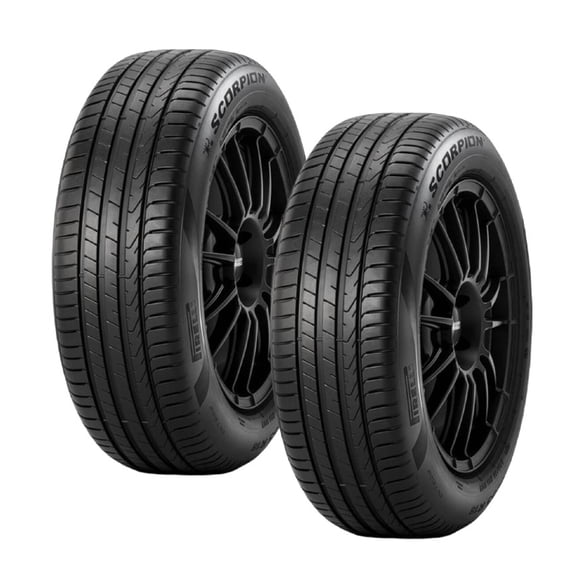 PAQUETE 2 LLANTAS 235/55R18 PIRELLI SCORPION + VALVULAS