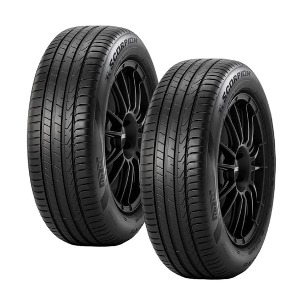 PAQUETE 2 LLANTAS 235/55R18 PIRELLI SCORPION + VALVULAS