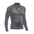 thumbnail image 1 of Playera Deportiva Manga Larga Unisex ZAPARI Licra Deportiva de Compresion Comoda y Fresca gris M, 1 of 8