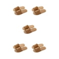 thumbnail image 3 of Sonducket 1 par de pantuflas de bambú para interiores y exteriores para el hogar para mujeres y hombres, sandalias portátiles informales de Type2 NO2, 3 of 6