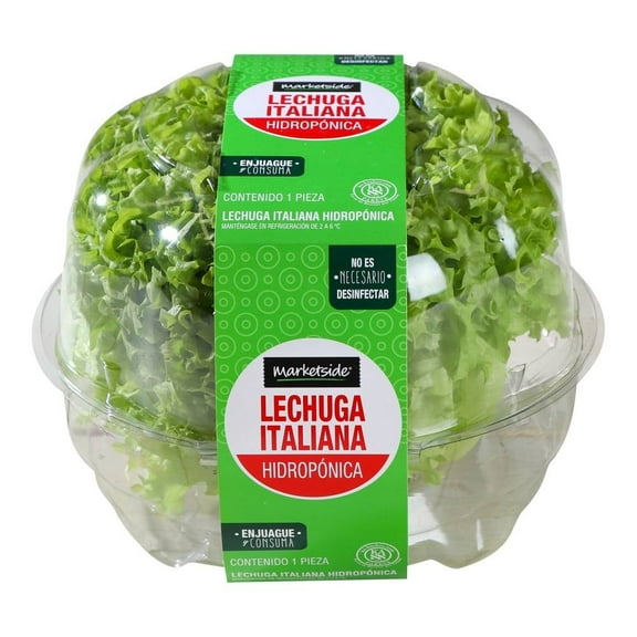 Lechuga Italiana Marketside Hidropónica Fresca Por Pieza