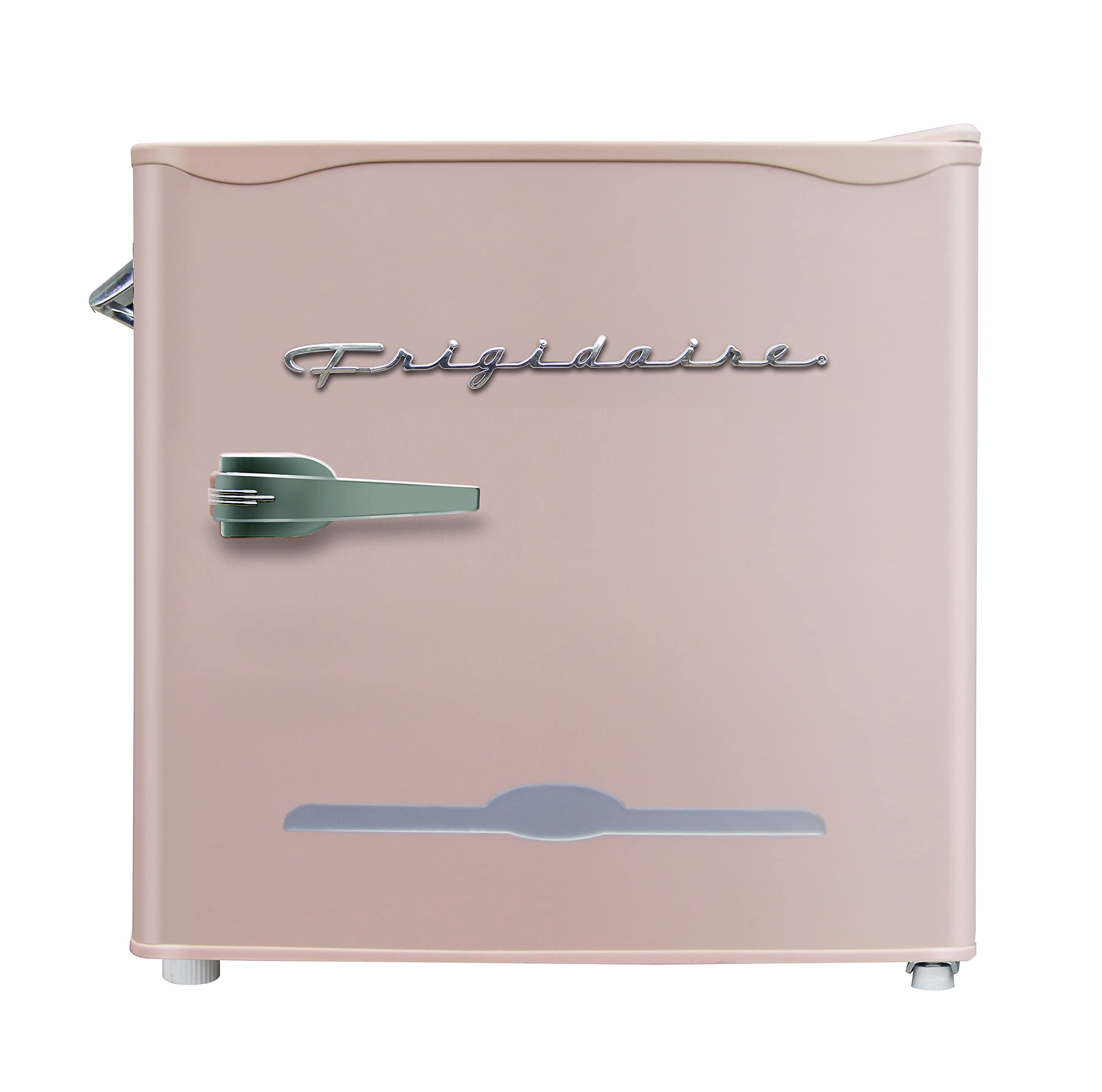 FRIGIDAIRE Coral EFR176 - Mini refrigerador AMZ retro con ahorro de energía, termostato ajustable y control lateral para abrebotellas