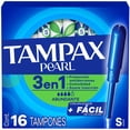 thumbnail image 1 of Tampones Tampax Pearl para Flujo Abundante 16 pzas, 1 of 5