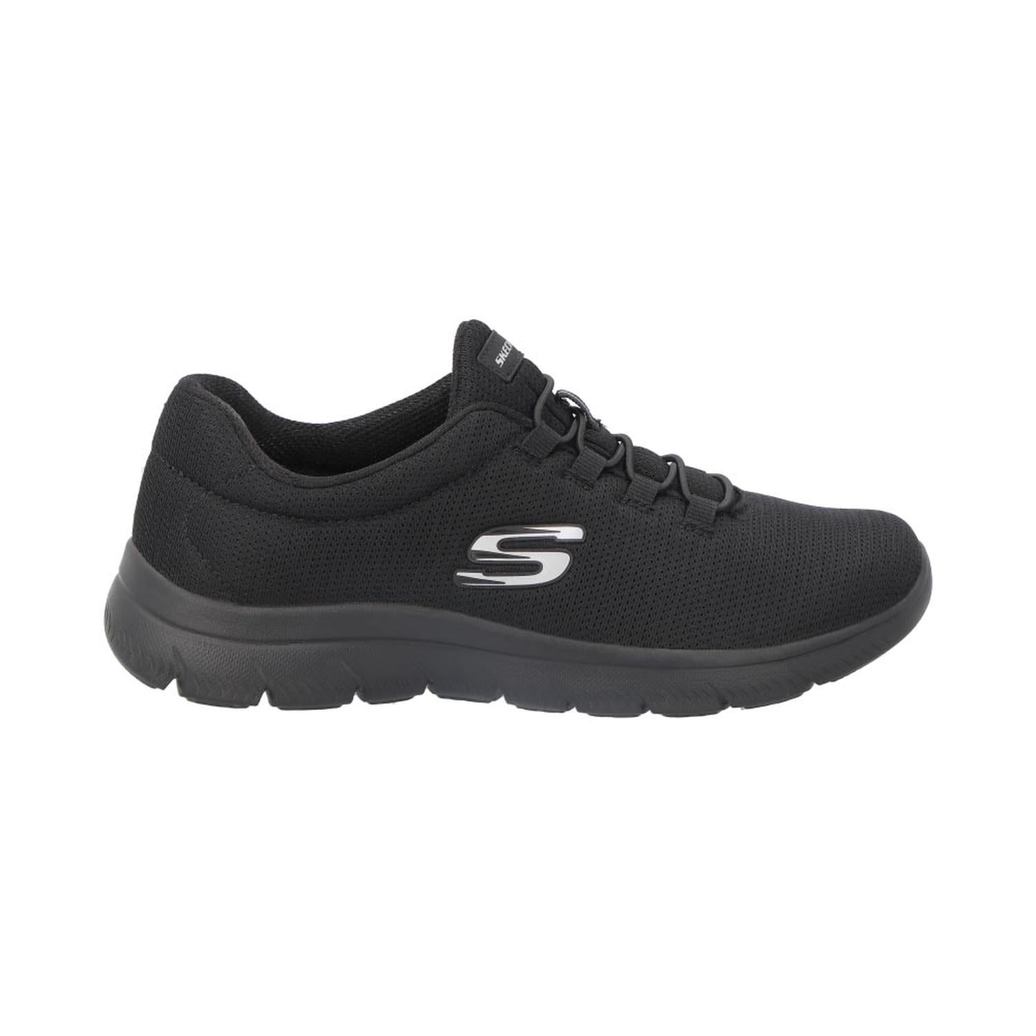 Tenis Skechers Mujer Deportivos Dama Comodos Memory Foam negro 25