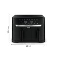 thumbnail image 2 of Freidora de aire T-Fal Más de 4 Porciones 8 L Negro EY905N50, 2 of 4