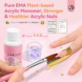 thumbnail image 4 of Kit de uñas acrílicas SAVILAND con taladro para principiantes con accesorios, 4 of 7