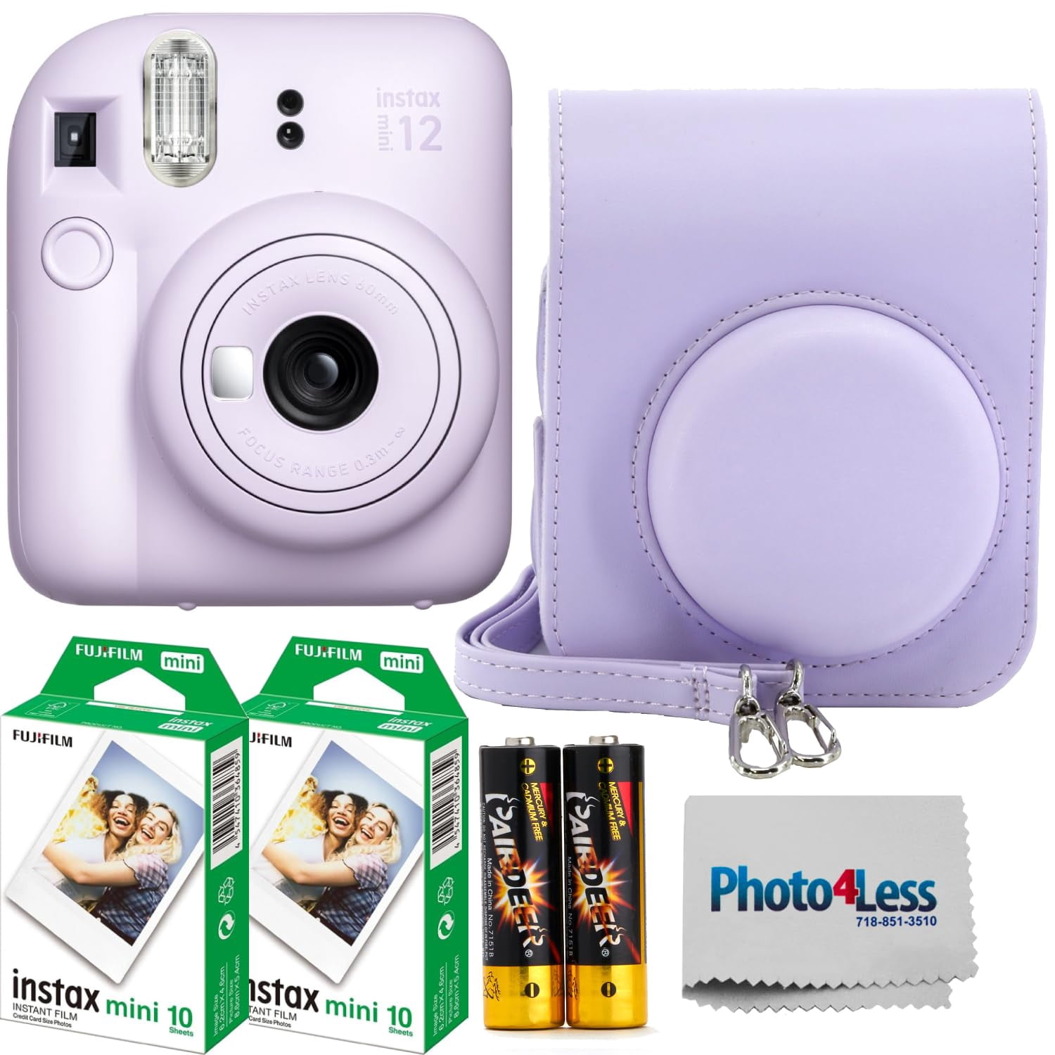 Cámara de película instantánea Fujifilm Instax Mini 12 Lilac Purple
