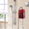 thumbnail image 3 of 220V 5.5KW Mini calentador de agua eléctrico instantáneo Ducha sin tanque Sistema de agua caliente Cocina Rojo, 3 of 14