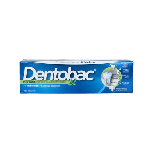 Crema bucal Dentobac Caja Con Tubo 150 mL