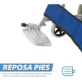thumbnail image 3 of Silla de Ruedas de Traslado Ligera Plegable con Freno 4x4 rojo, 3 of 8