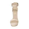 thumbnail image 2 of Sandalias De Plataforma Con Correa De Tobillo De Tacón Alto De Mujer Beige 36, 2 of 7