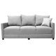 thumbnail image 2 of Sofa El Bazar Store Atlanta Lino Gris Plata 3 plazas Modular Moderno, 2 of 4