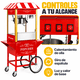 thumbnail image 3 of Maquina de Palomitas de Maiz GUTSTARK 8 Oz Carrito Comercial, 3 of 8